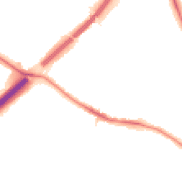 Night-time road noise heatmap for N2 0UT