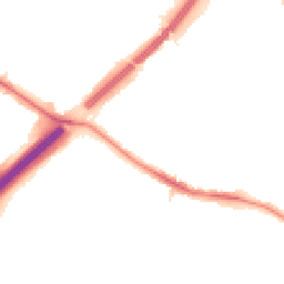 Night-time road noise heatmap for N2 0UX