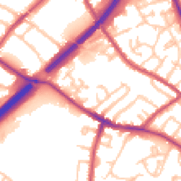 Daytime road noise heatmap for N2 0UY