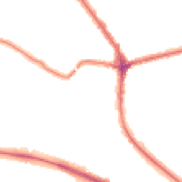 Night-time road noise heatmap for N2 0XB