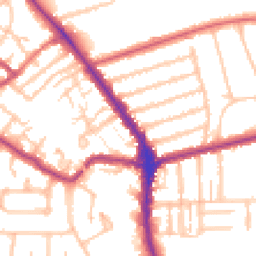 Daytime road noise heatmap for N2 8AG
