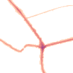 Night-time road noise heatmap for N2 8AG
