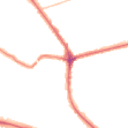 Night-time road noise heatmap for N2 8AH