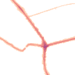 Night-time road noise heatmap for N2 8AT