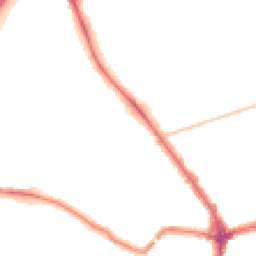 Night-time road noise heatmap for N2 8BE