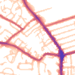 Daytime road noise heatmap for N2 8DF
