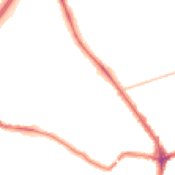 Night-time road noise heatmap for N2 8DN