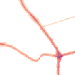 Night-time road noise heatmap for N2 8DQ