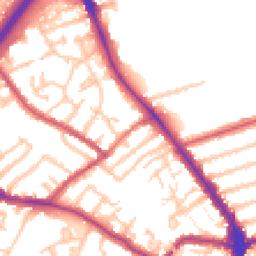 Daytime road noise heatmap for N2 8DT