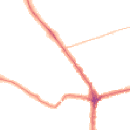 Night-time road noise heatmap for N2 8ET