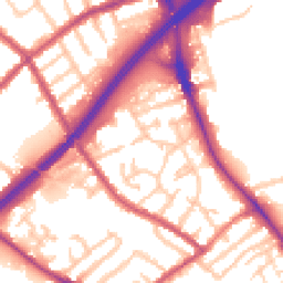 Daytime road noise heatmap for N2 8HT