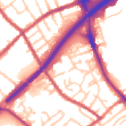 Daytime road noise heatmap for N2 8LH