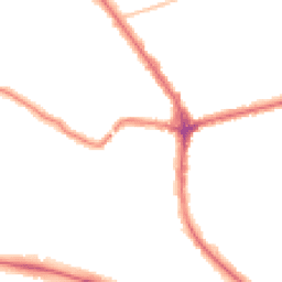 Night-time road noise heatmap for N2 8NS