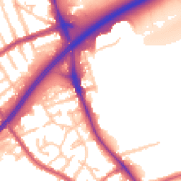 Daytime road noise heatmap for N2 9AN