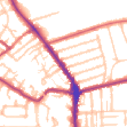 Daytime road noise heatmap for N2 9AS