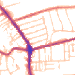 Daytime road noise heatmap for N2 9DY