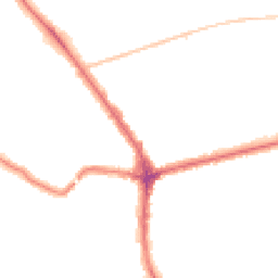 Night-time road noise heatmap for N2 9ED