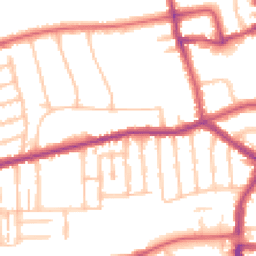 Daytime road noise heatmap for N2 9HL