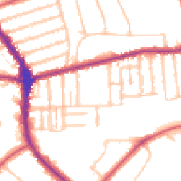Daytime road noise heatmap for N2 9JB