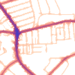 Daytime road noise heatmap for N2 9JH