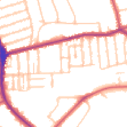Daytime road noise heatmap for N2 9LD
