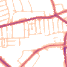 Daytime road noise heatmap for N2 9LT