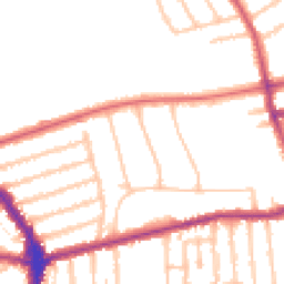 Daytime road noise heatmap for N2 9NY
