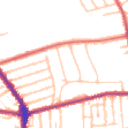 Daytime road noise heatmap for N2 9PB