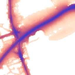 Daytime road noise heatmap for N2 9RB