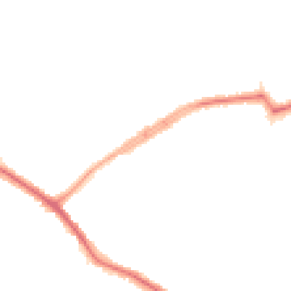 Night-time road noise heatmap for N20 0AE