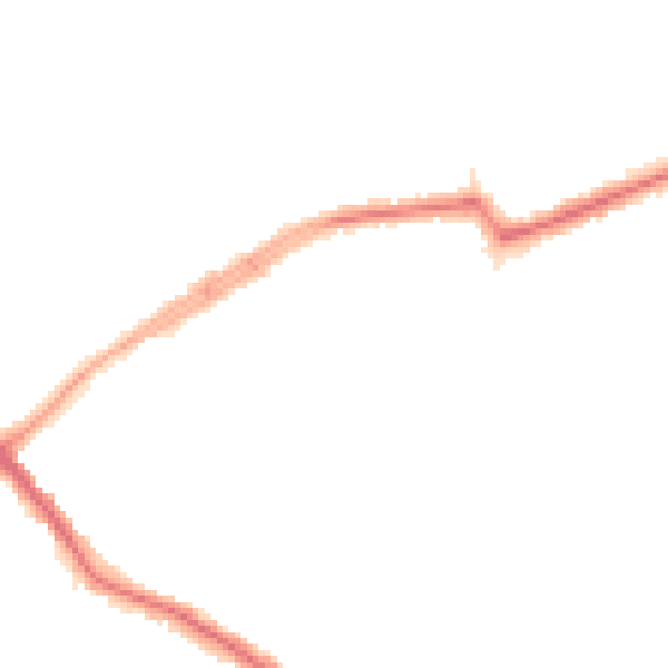 Night-time road noise heatmap for N20 0AH