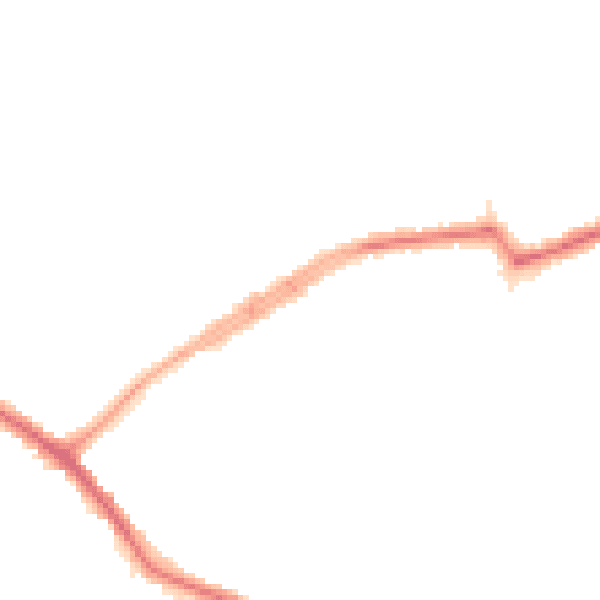 Night-time road noise heatmap for N20 0AP