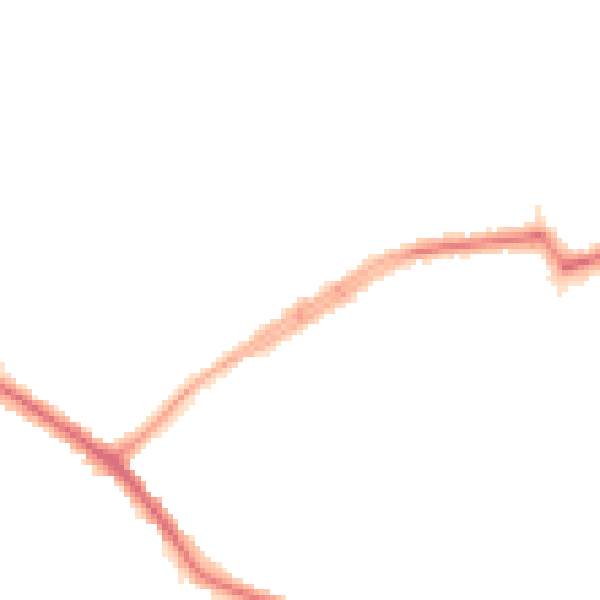 Night-time road noise heatmap for N20 0BA