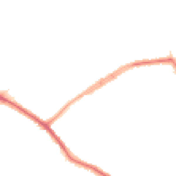 Night-time road noise heatmap for N20 0BB