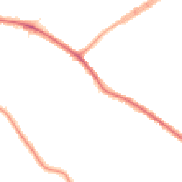 Night-time road noise heatmap for N20 0BJ