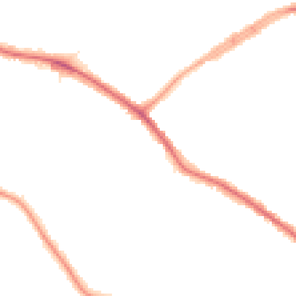 Night-time road noise heatmap for N20 0BP