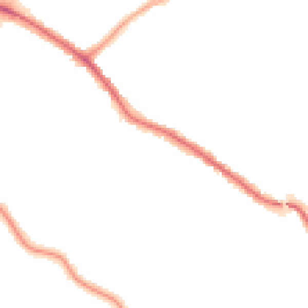 Night-time road noise heatmap for N20 0DF