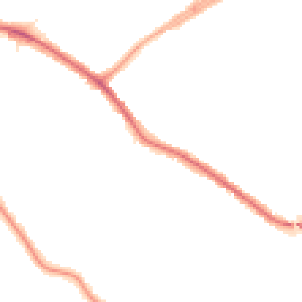 Night-time road noise heatmap for N20 0DQ