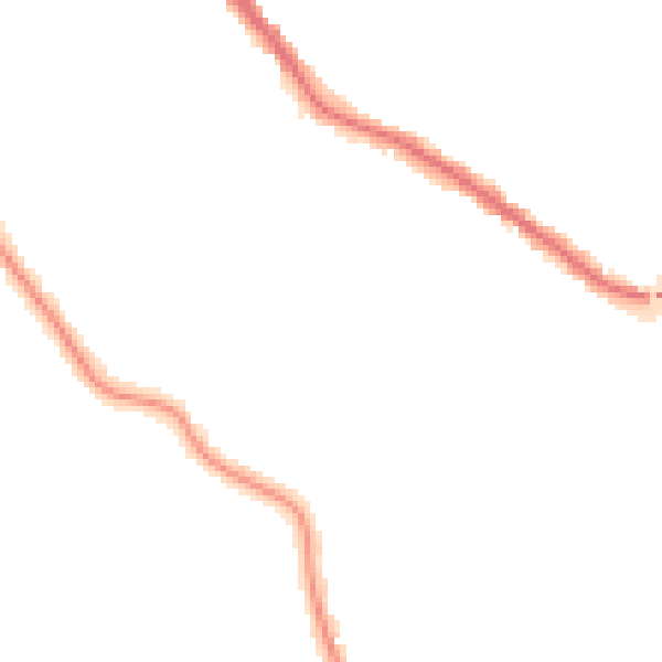 Night-time road noise heatmap for N20 0DU