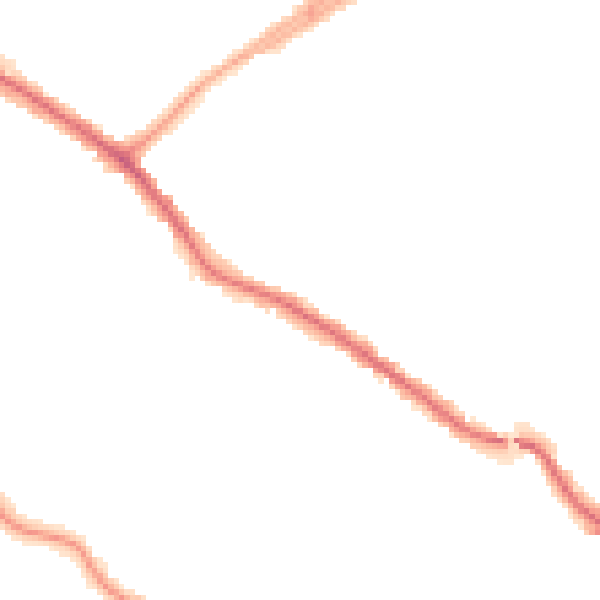 Night-time road noise heatmap for N20 0DW