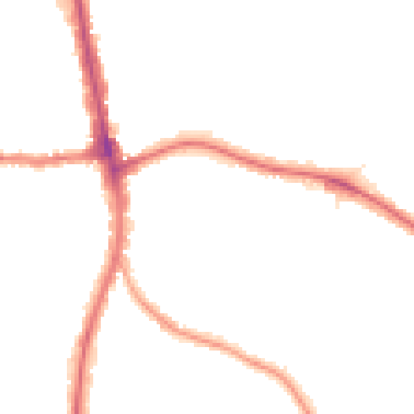 Night-time road noise heatmap for N20 0FQ