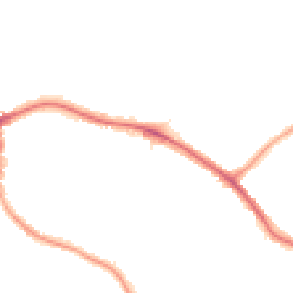 Night-time road noise heatmap for N20 0HU