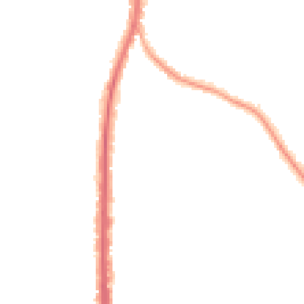 Night-time road noise heatmap for N20 0QL