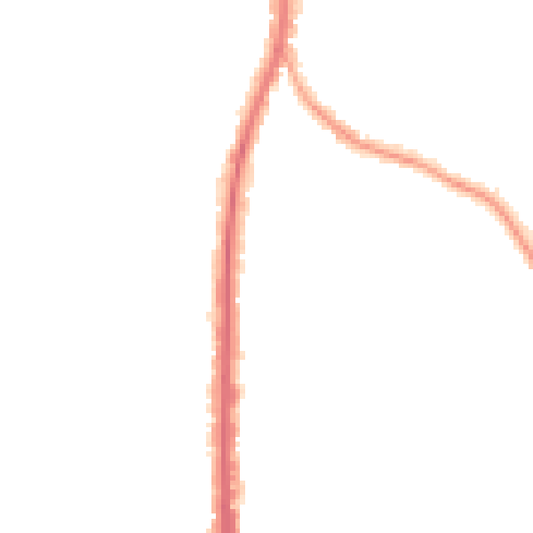 Night-time road noise heatmap for N20 0QN