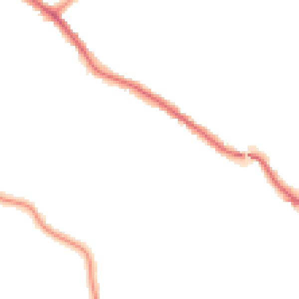 Night-time road noise heatmap for N20 0SW