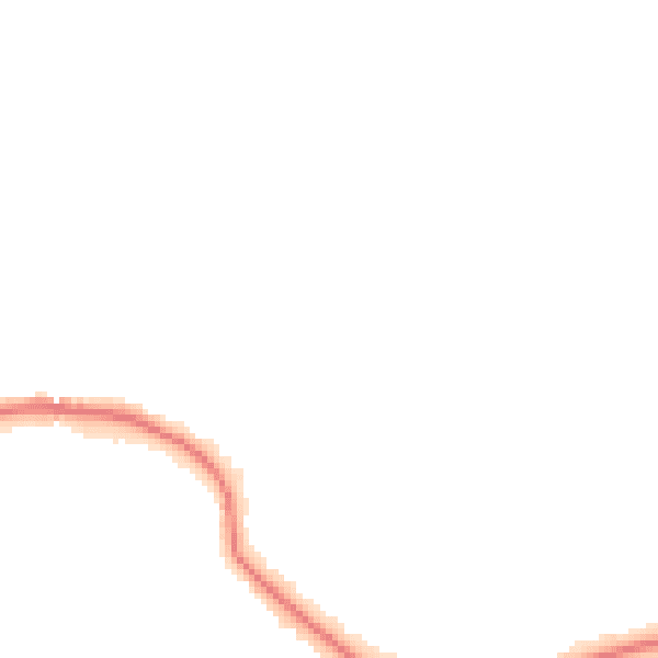 Night-time road noise heatmap for N20 8AT