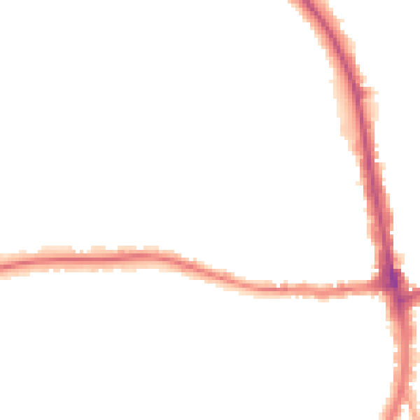 Night-time road noise heatmap for N20 8QN