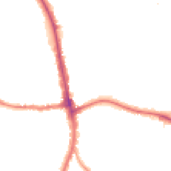 Night-time road noise heatmap for N20 9AE