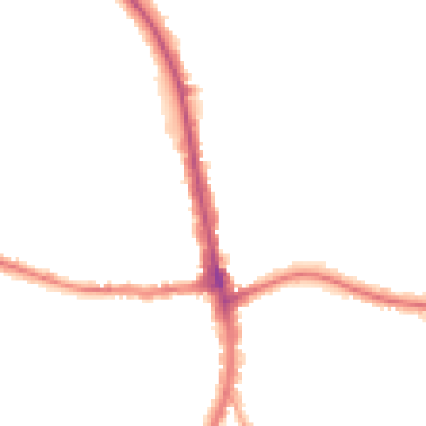 Night-time road noise heatmap for N20 9HJ