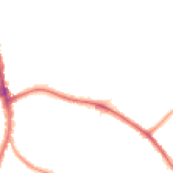Night-time road noise heatmap for N20 9JB